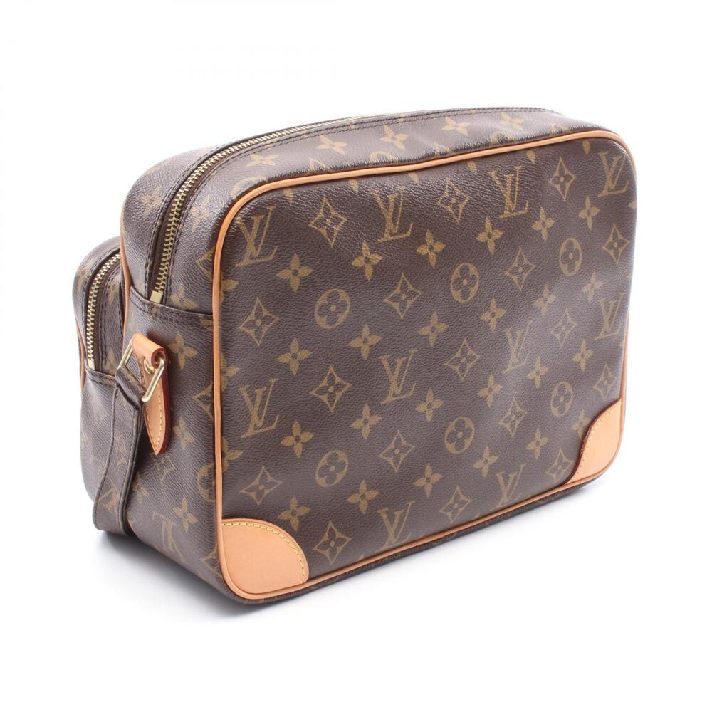 Louis Vuitton Monogram Brown Canvas Nile Bag Shoulder Leather